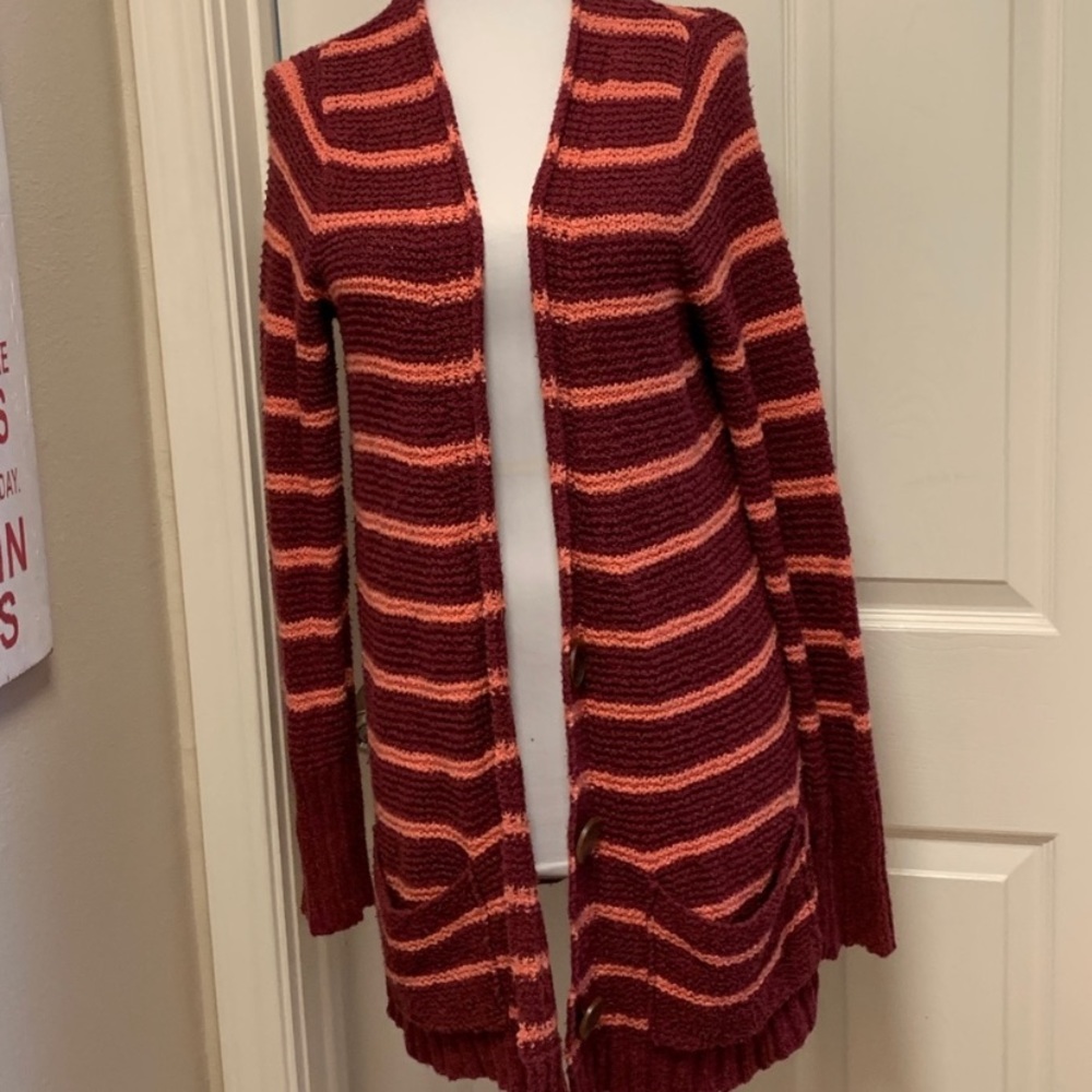 EUC Free People‎ Beach Oversized Knit Cardigan Med